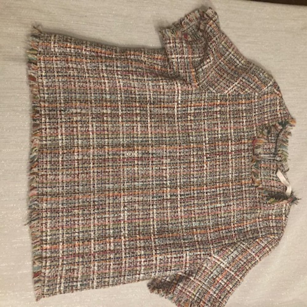 Zara tweed top